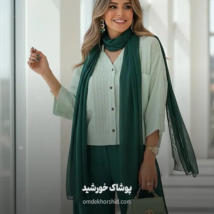شومیز مانتو یقه هفت