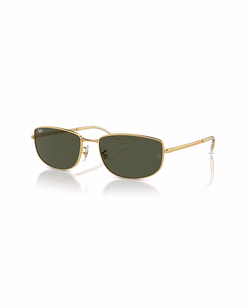 عینک آفتابی زنانه ریبن مدل RayBan RB3732 - فريم طلايي عدسي سبز