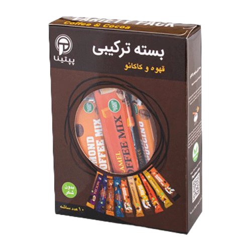 بسته ترکیبی قهوه و شکلات پپتینا ۱۰ عددی