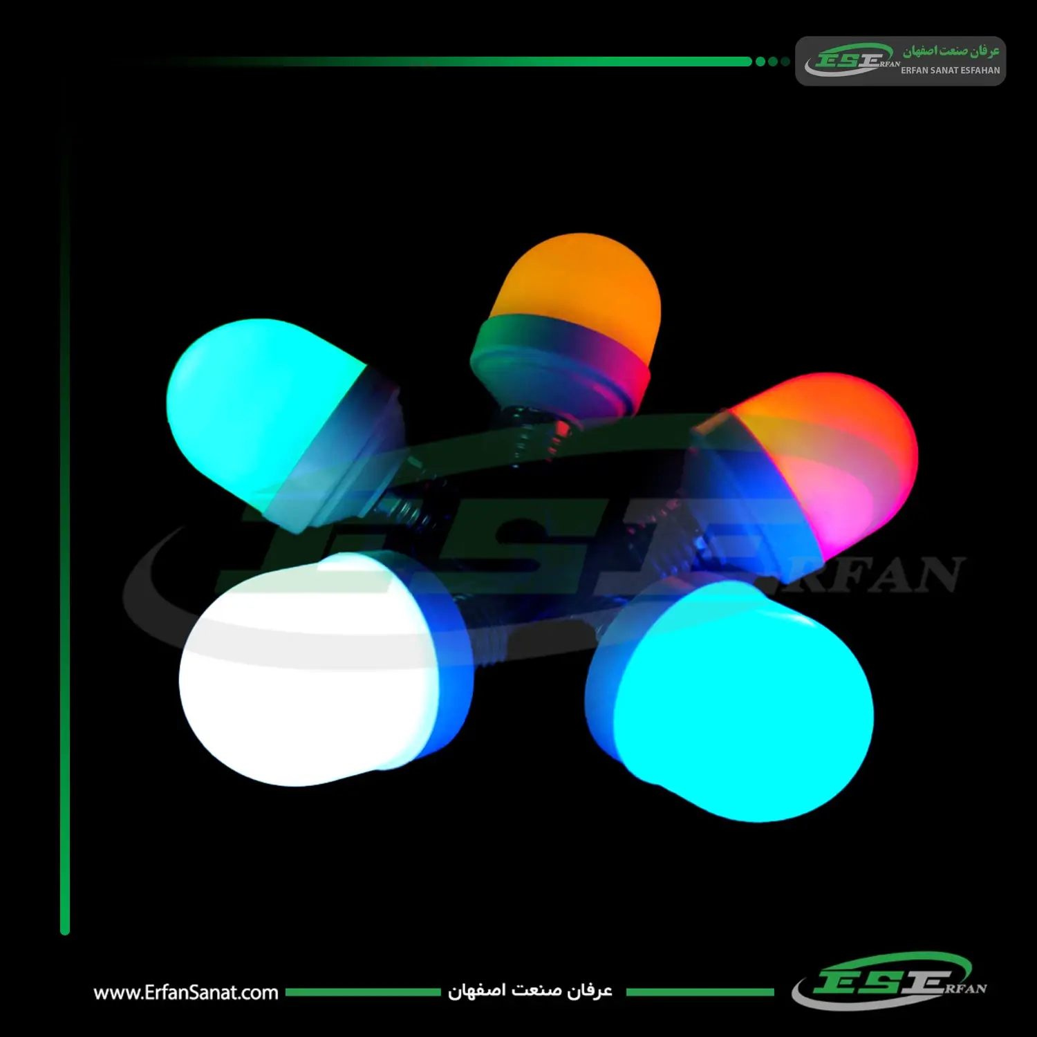 لامپ رنگی LED 1W زینتی ستارهای؛ مشخصات، قیمت و خرید