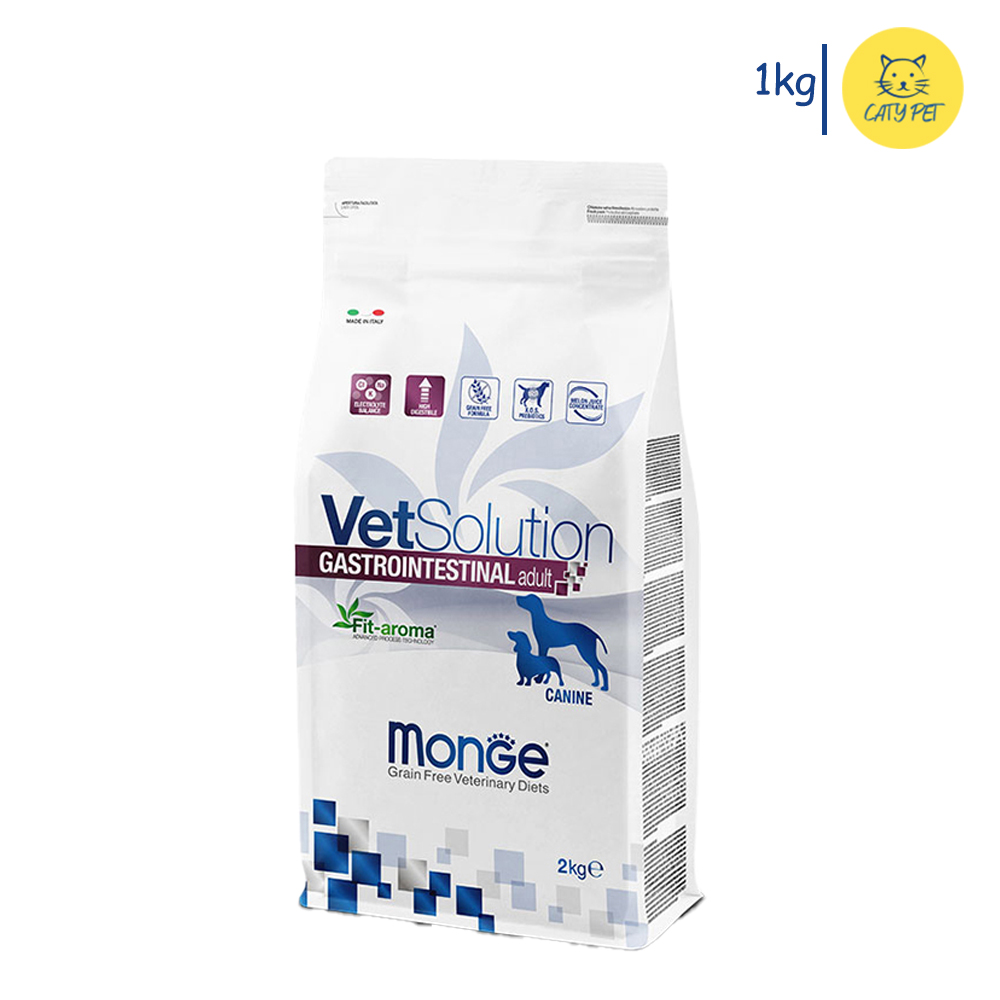 غذای خشک درمانی سگ بالغ مونژه گسترو مشکلات گوارشی Gastrointestinal Canine  Adult وزن 1 کیلوگرم
