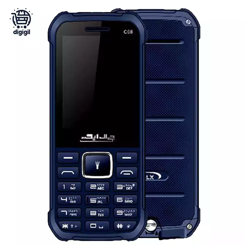 گوشی موبایل جی ال ایکس زوم می مدل C58 دو سیم کارت