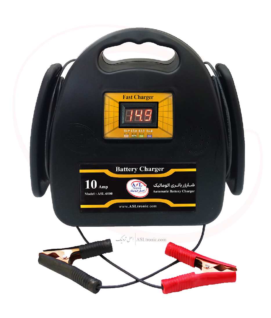 شارژر باتری 10 آمپر اتوماتیک اصل ترونیک مدل ASL6000