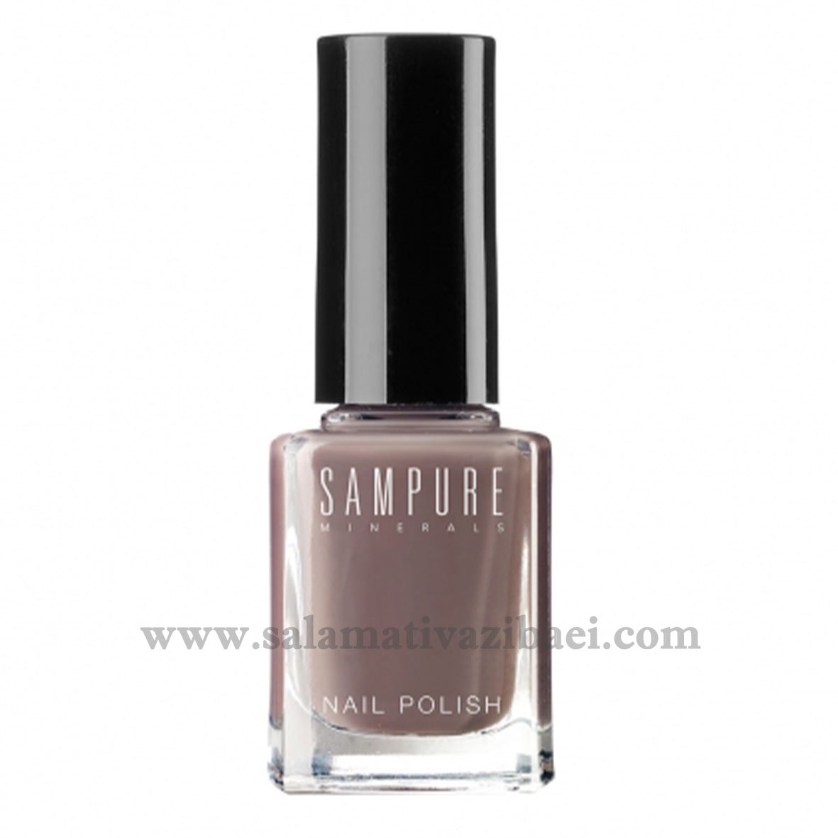 لاک ناخن براق بادوام مینرال و ارگانیک سمپیور انگلستان-SAMPURE-MOCHA MOUSSE GLAMOROUS NAIL POLISH