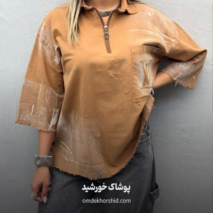 ست بگ یقه زیپ پیستولری