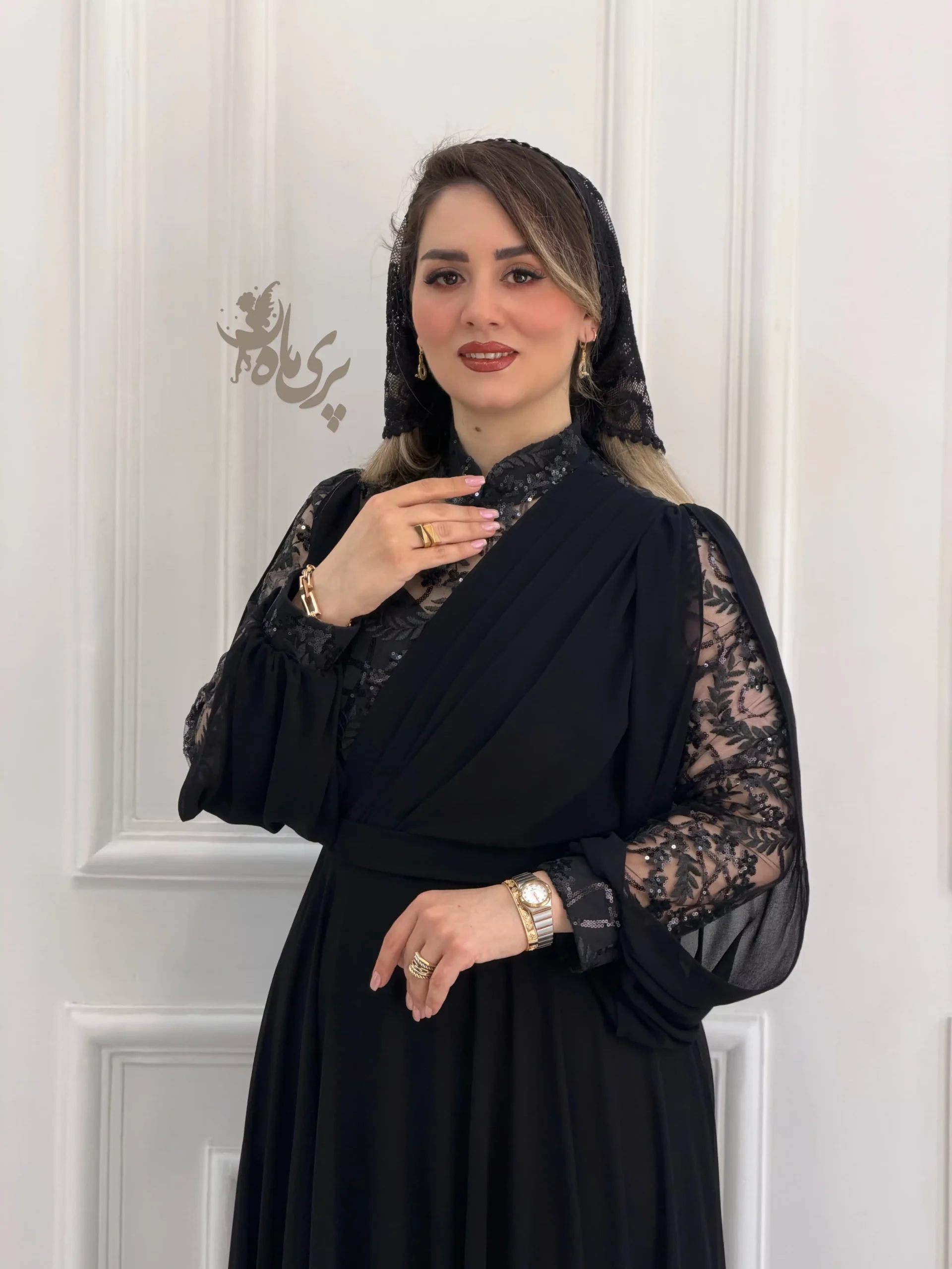 ماکسی سایز بزرگ بالاتنه گیپور جواهردوزی