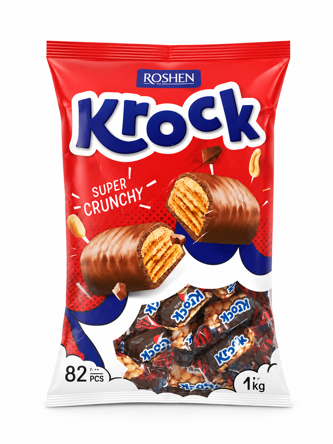 شکلات ویفری Roshen Krock