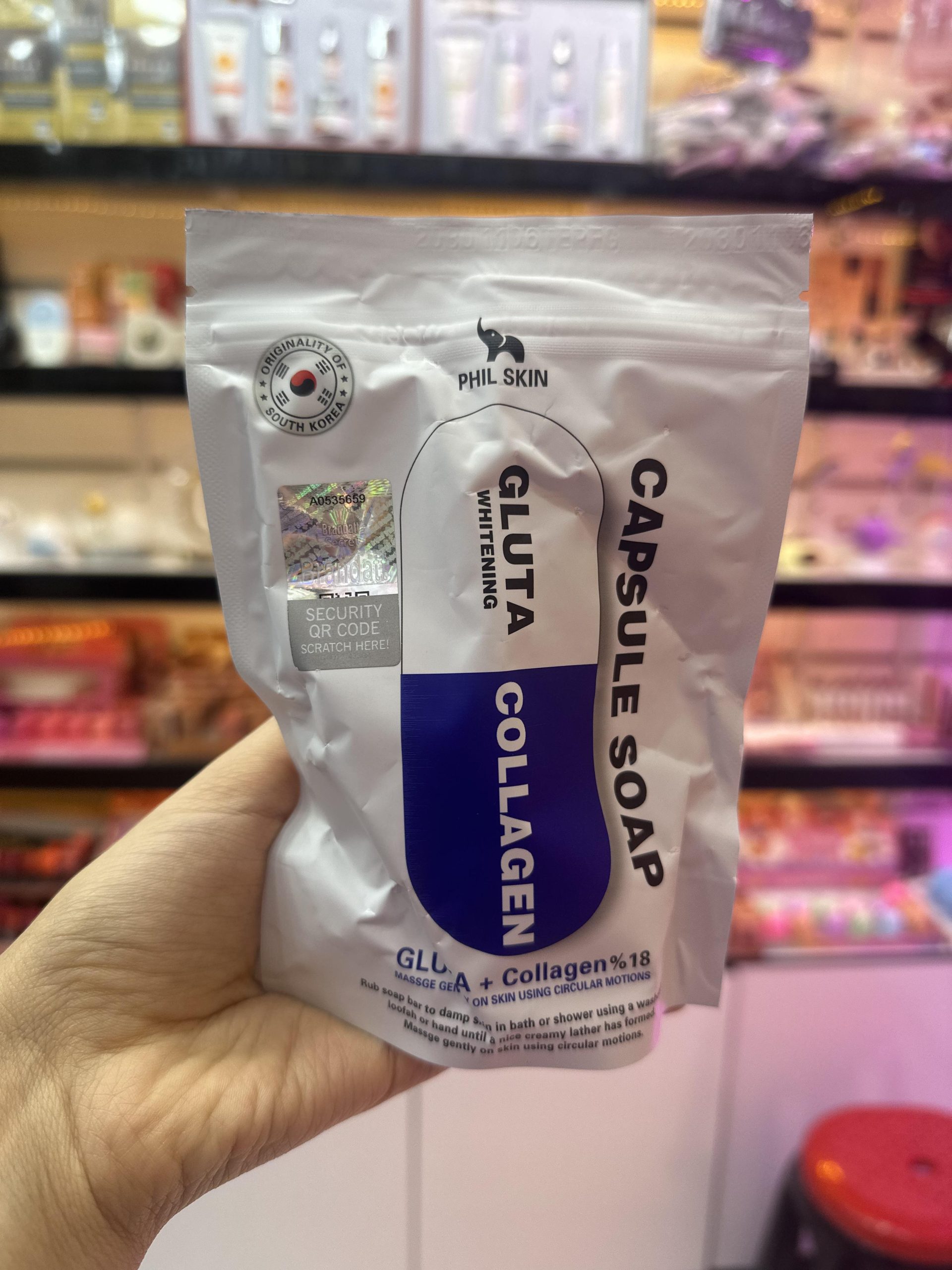 صابون کپسولی روشنکننده Phil Skin (مدل Gluta + Collagen)