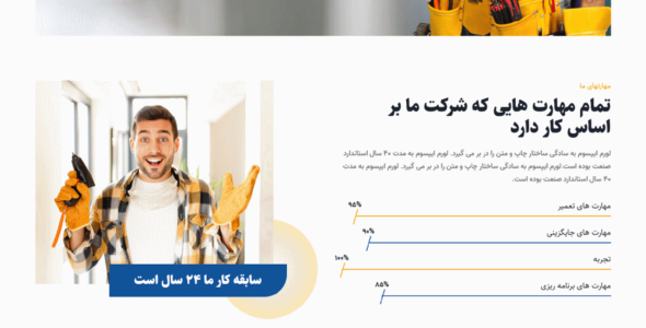 قالب HTML شرکتی هاکبو، Hacbu