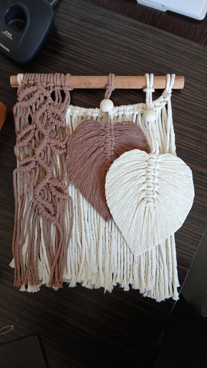 دیوارکوب مکرومه کد 288 برند گره چی و رنگ دلخواه