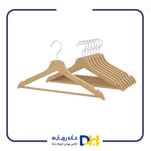 چوب لباسی چوبی ایکیا بسته ۸عددیBUMERANG