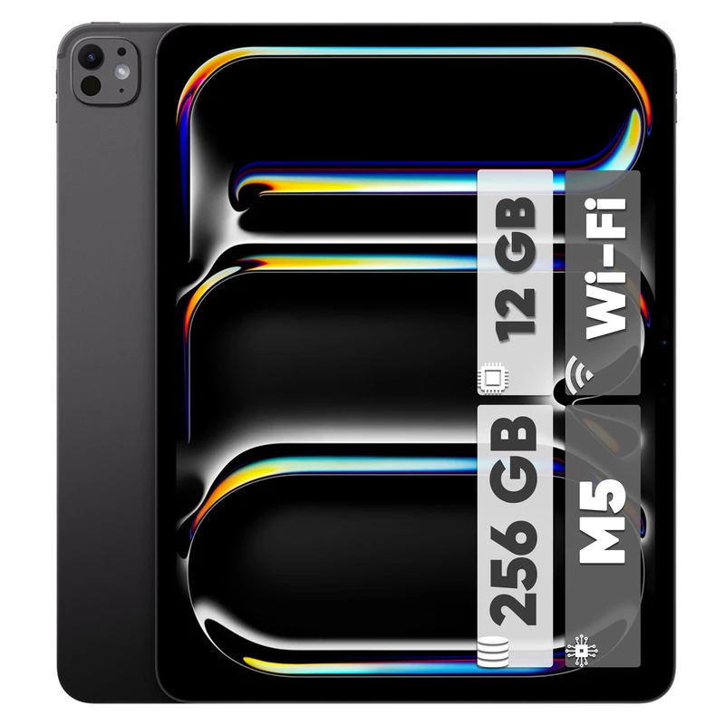 تبلت 13 اینچ اپل مدل IPad Pro 2025 M5 Wi-Fi ظرفیت 256 گیگابایت و رم 12 گیگابایت، رزولوشن دوربین 12 مگاپیکسل، پشتیبانی از قلم و کیبورد