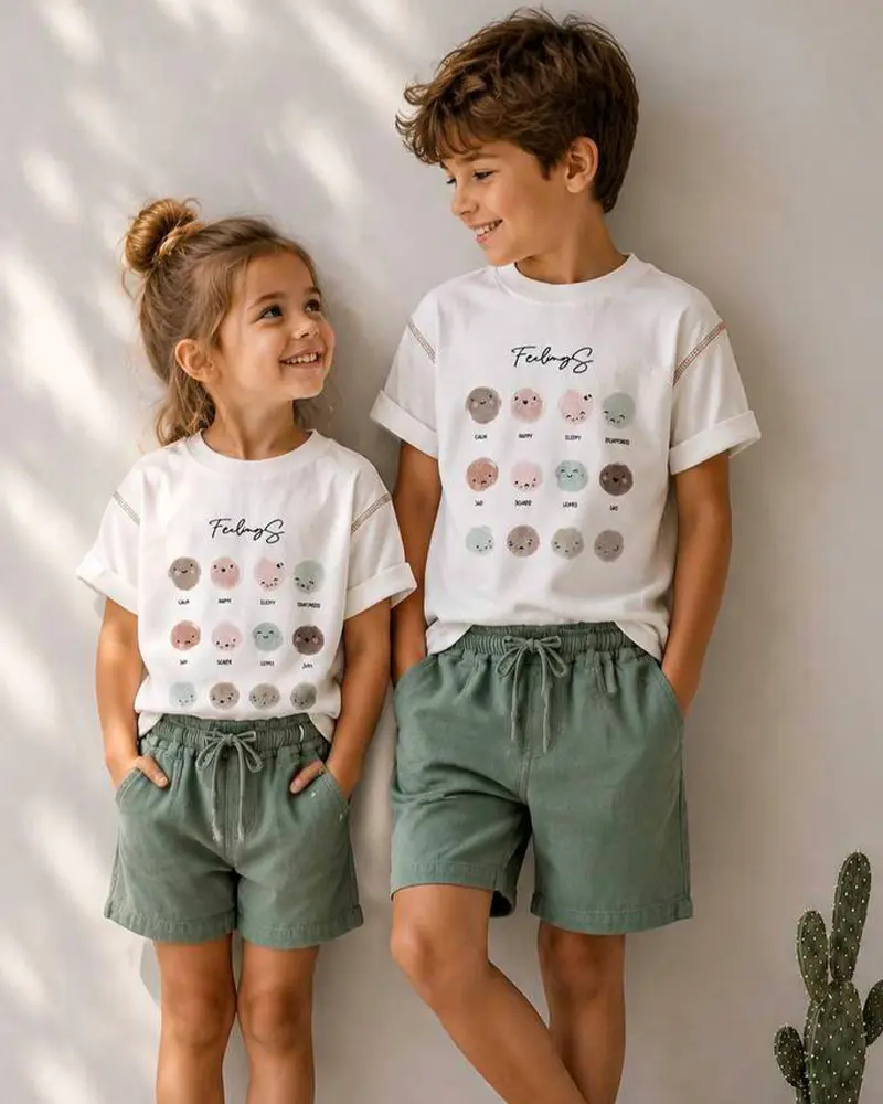 تیشرت تک استیکر LUCKYLOOK