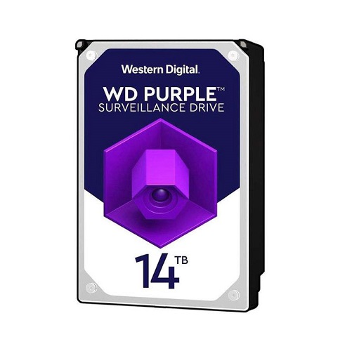 هارد دیسک اینترنال وسترن دیجیتال مدل Purple ظرفیت 14 ترابایت
