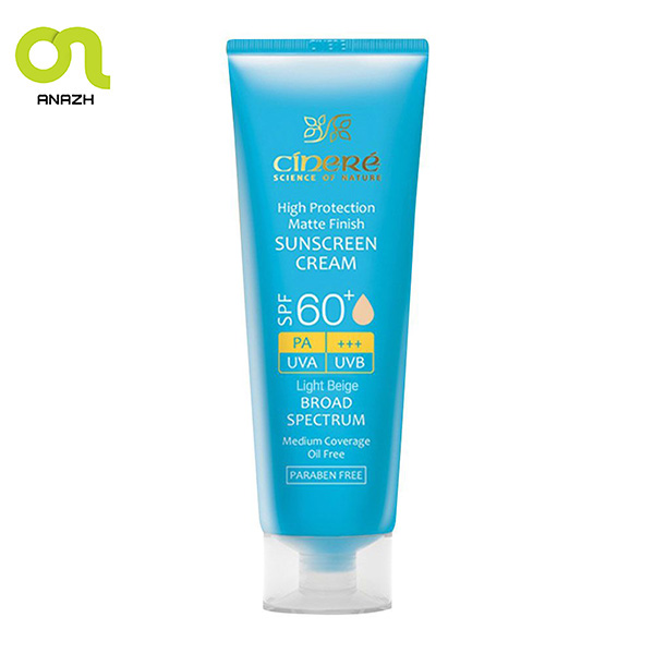 ضد آفتاب مات رنگی پوست چرب +SPF60 سینره-اناژ