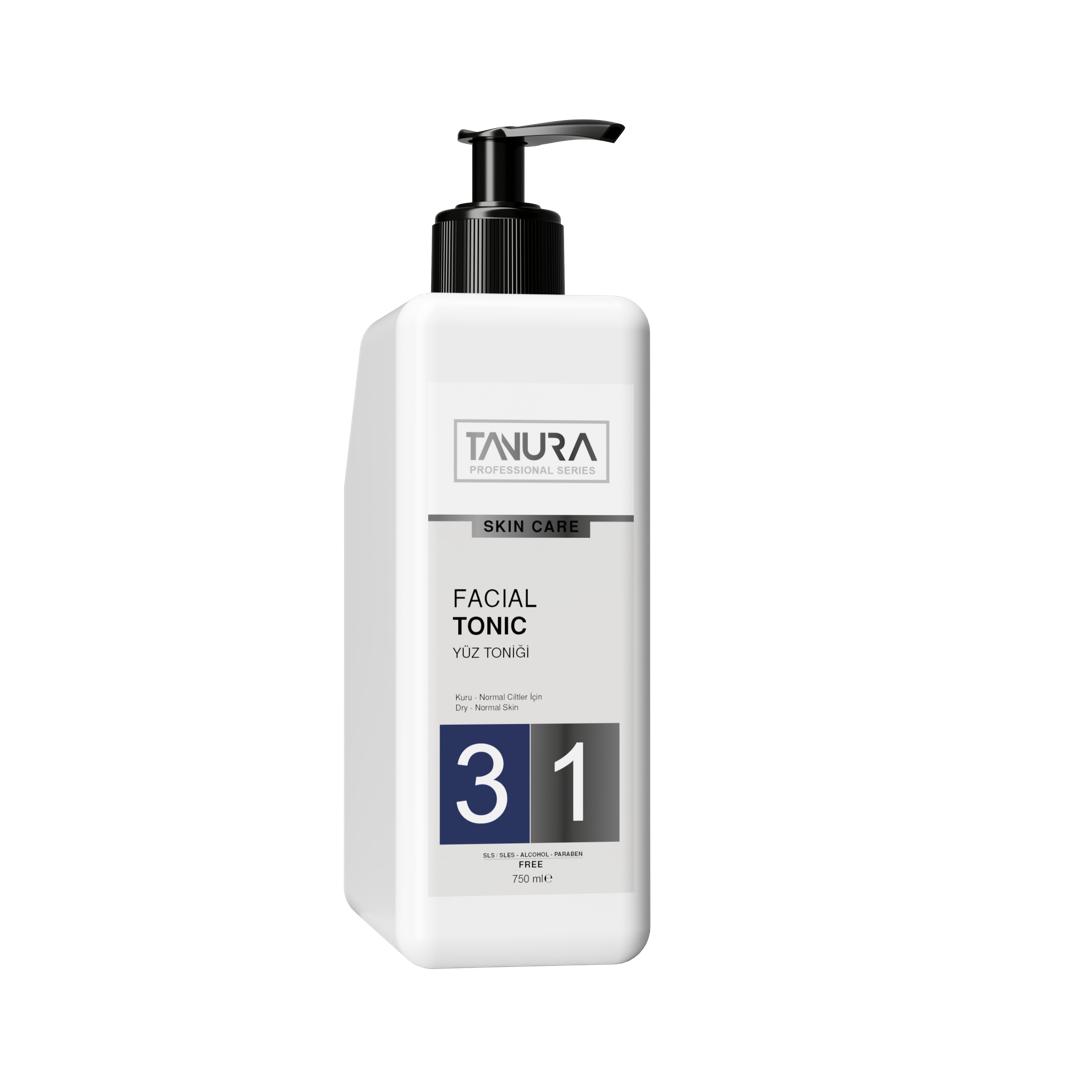 تونر عصاره آلوئه ورای پوست های خشک و نرمال تنورا Facial tonic for dry / normal skin 750 ml
