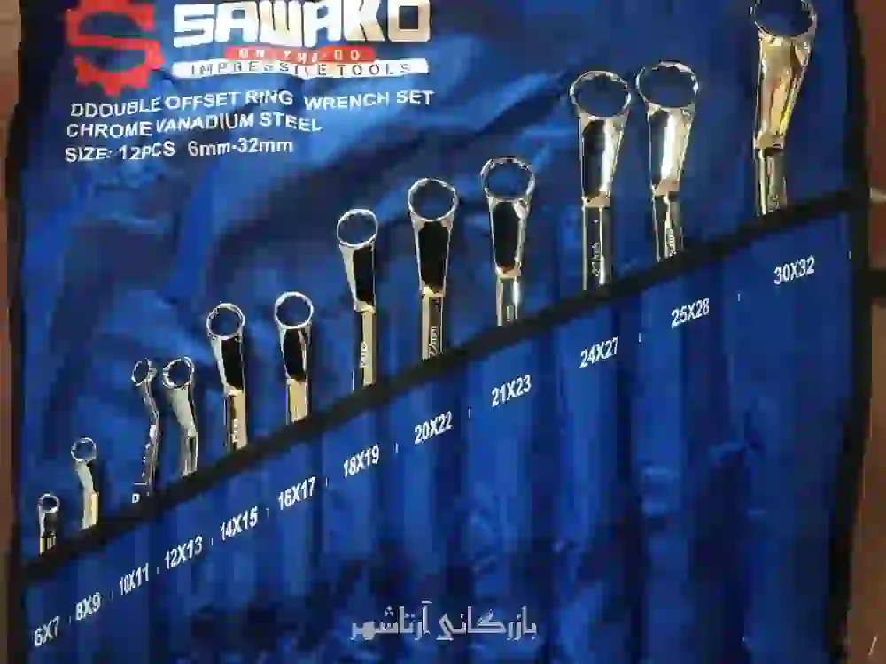 آچار دو سر رینگی ۱۲ عددی برند ساواکو