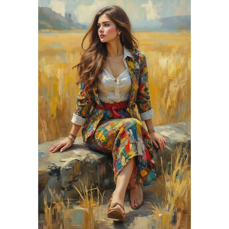 تابلو نقاشی الماسی بزرگسال کد 7181