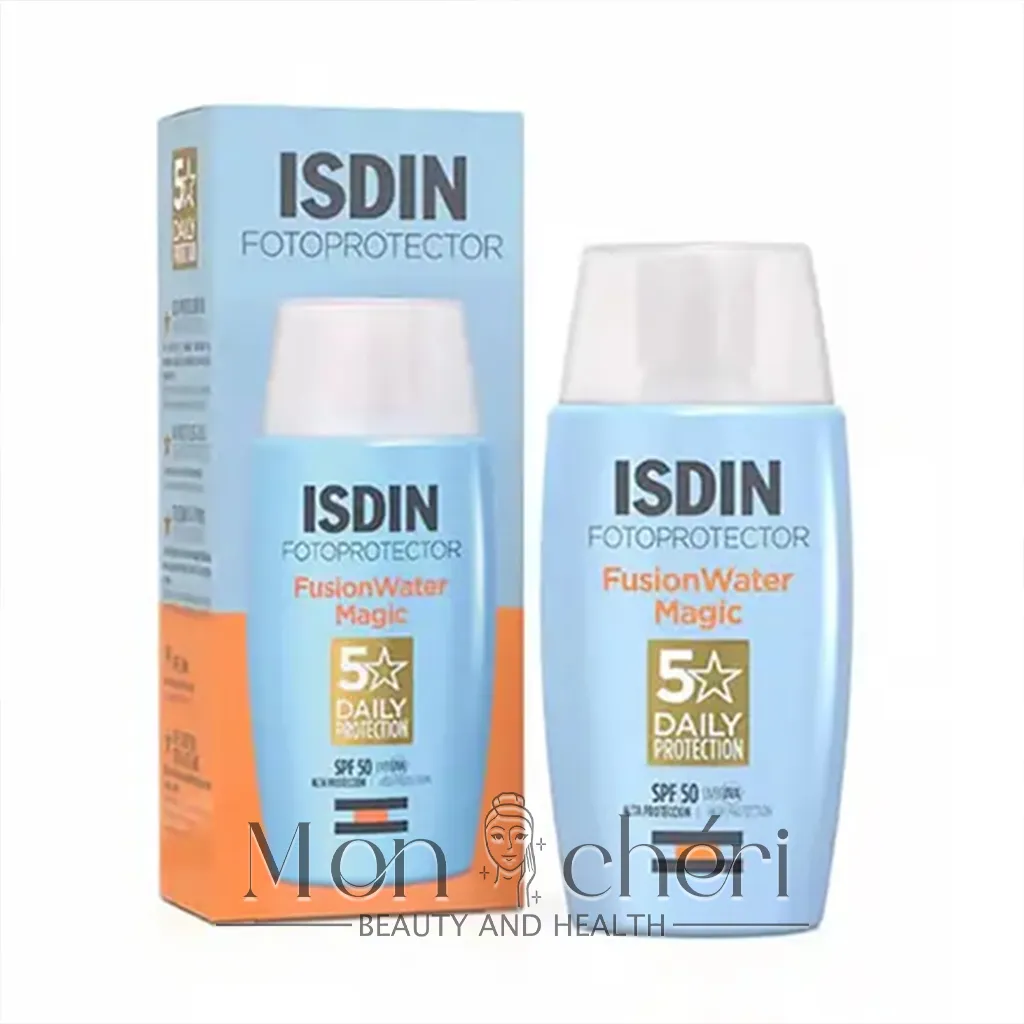 ضد آفتاب (بدون رنگ) ایزدین ISDIN مدل فیوژن واتر مجیک حجم 50 میل