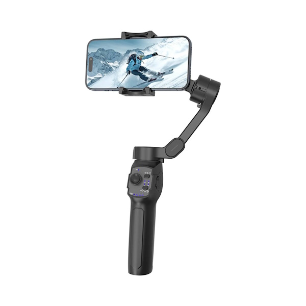 گیمبال و پایه نهدارنده پرودو Porodo 3-Axis Gimbal with LED Light-PD-LFST127