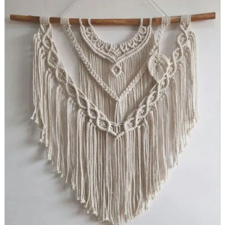 دیوارکوب مکرومه کد 165 برند گره چی و رنگ دلخواه