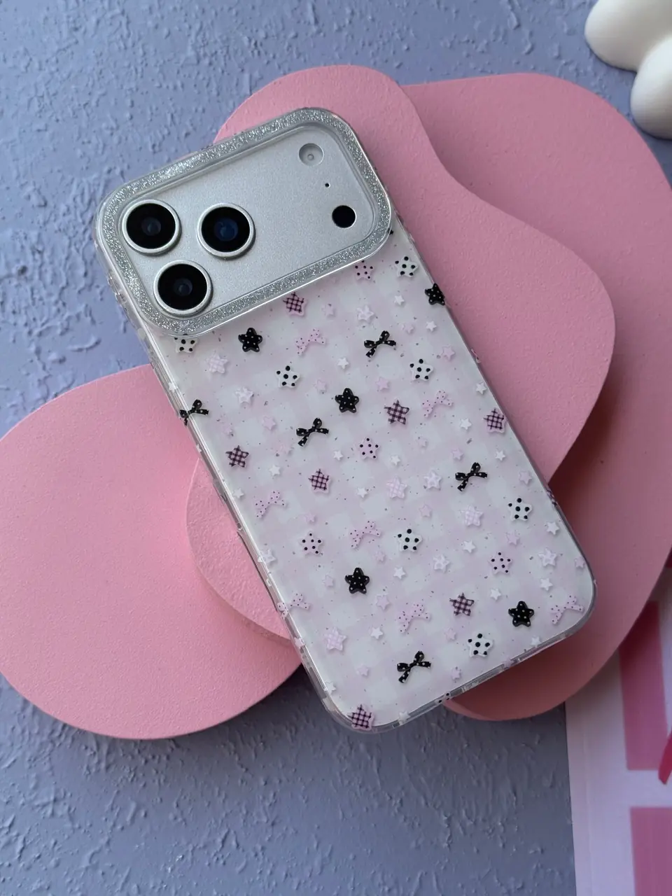 قاب Kawaii Pink Star آیفون (کدC2216)
