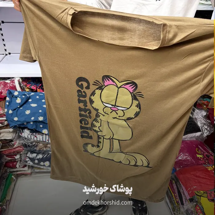 تیشرت لانگ گارفیلد