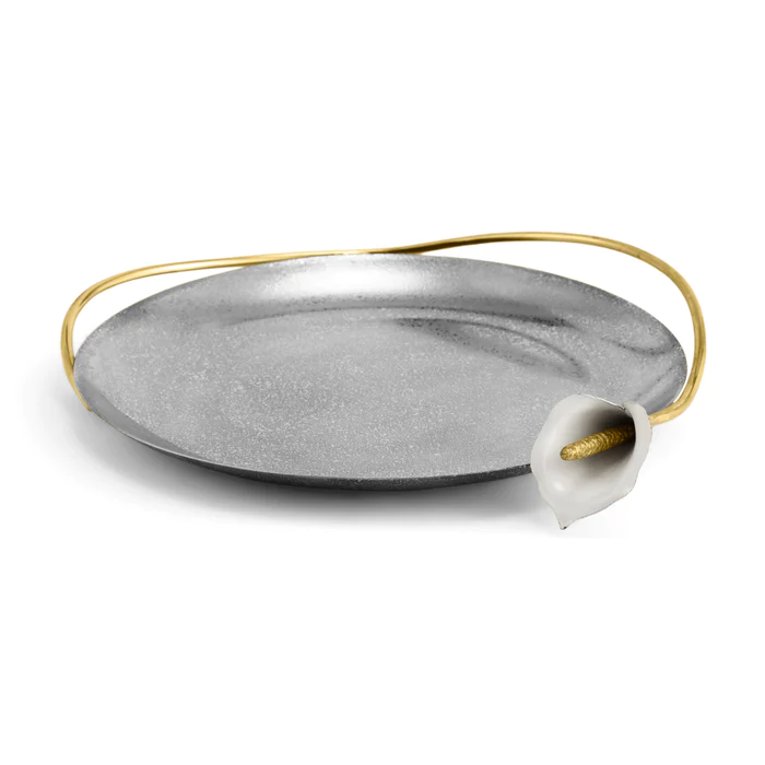 بشقاب مایکل آرام | Calla Lily Round Plate