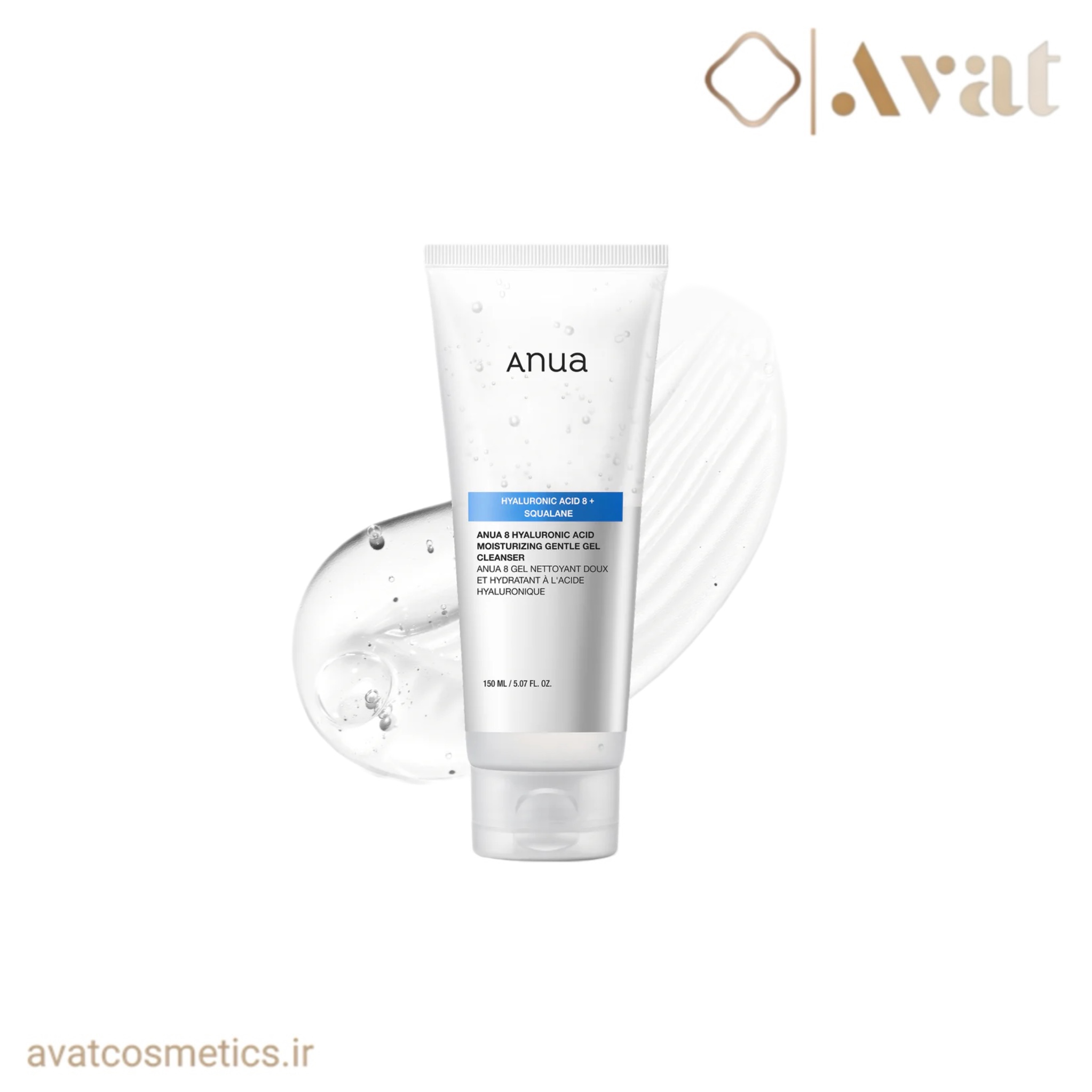 ژل شستشوی هیالورونیک و اسکوالان آنوا | ANUA Hyaluronic Acid Gel Cleanser