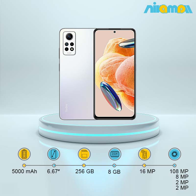 گوشی موبایل شیائومی مدل  (4G) Redmi Note 12 Proدو سیم کارت ظرفیت 256 گیگابایت و رم 8 گیگابایت