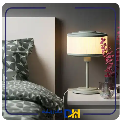 آباژور رومیزی پایه فلزی سبز ایکیا REMTÄNG
