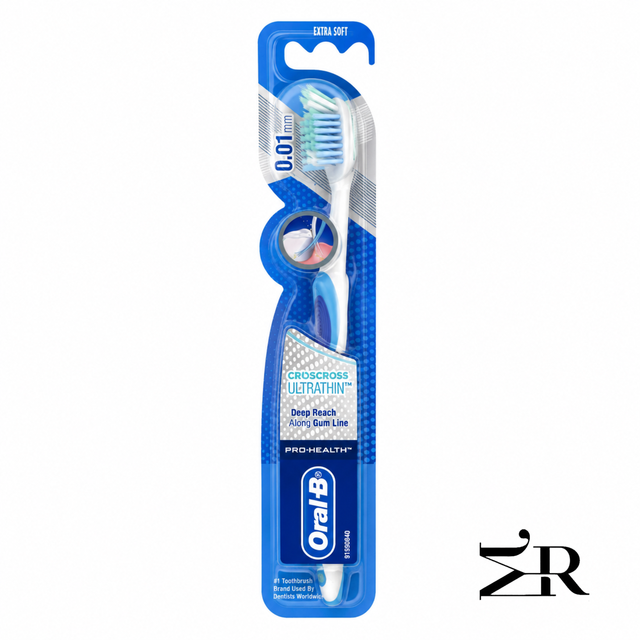 مسواک اورال بی |Pro-Health CrissCross UltraThin Extra Soft | مسواک فوق نرم با الیاف 0.01 میلیمتر