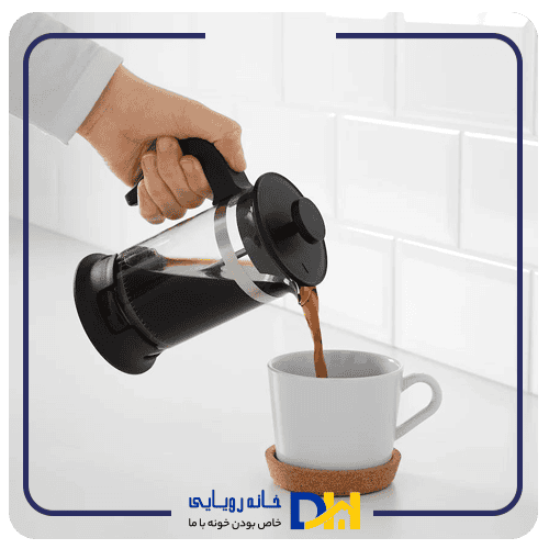 فرنچ پرس کوچک مشکی ایکیا UPPHETTA