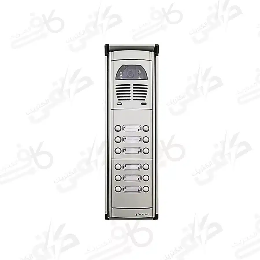 پنل آیفون تصویری فوژان دوازده واحدی سیماران مدل VFC12D