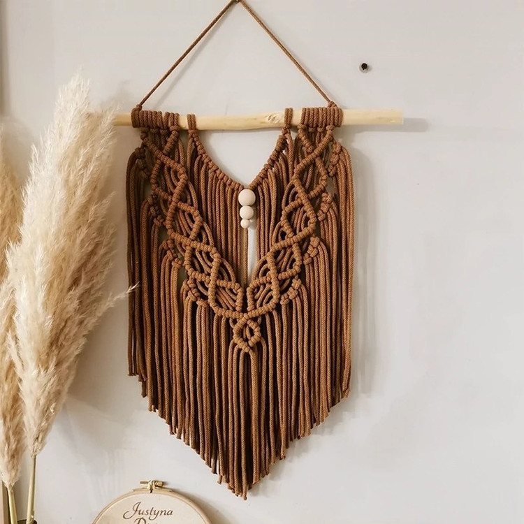 دیوارکوب مکرومه کد 315 برند گره چی و رنگ دلخواه