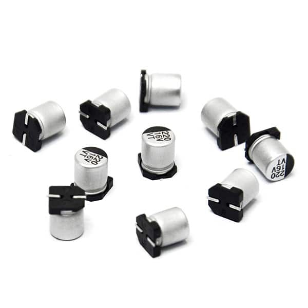 خازن SMD الکترولیت 33uF / 100V سایز 10x10 بسته 10 تایی