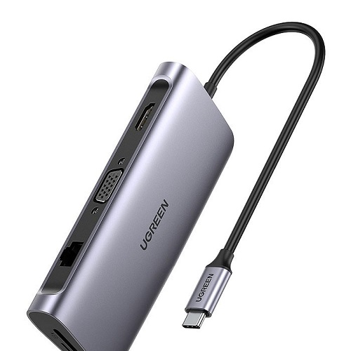 هاب 9 پورت USB-C یوگرین مدل UGREEN CM179/40873