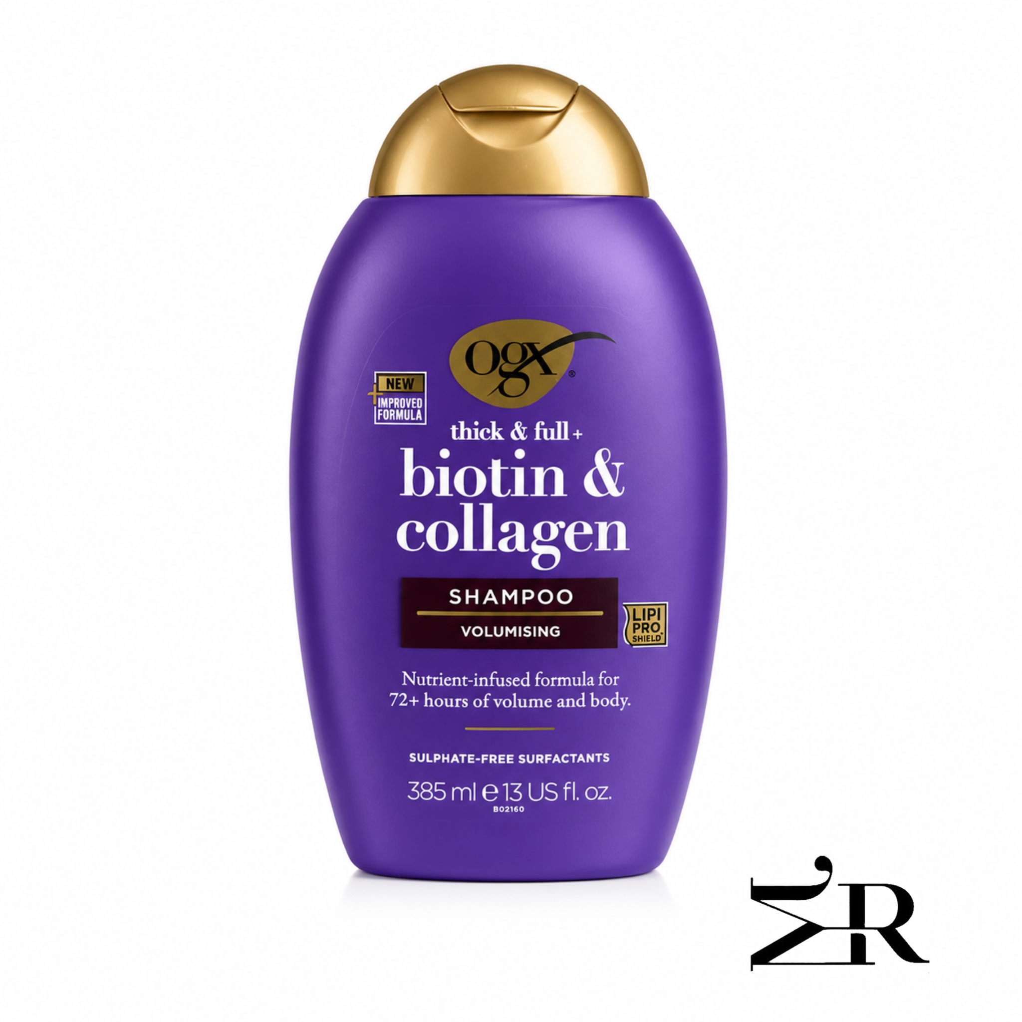 شامپو حجم دهنده او جی ایکس |بیوتین و کلاژن 385 میل | OGX Thick & Full Biotin & Collagen Shampoo