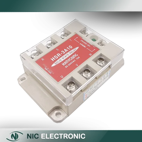 رله حالت جامد SSR سه فاز مرغوب HANYOUNG کره ای 264VAC-10A کد HSR-3A10
