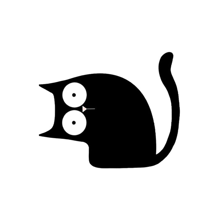 برچسب موتور سیکلت مهدیار طرح Cat کد bm0020