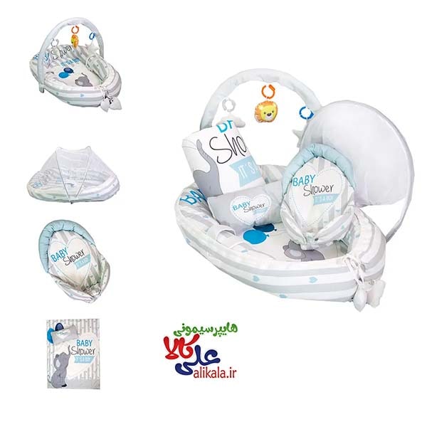سرویس خواب و تشک لبه دار ۶ تکه