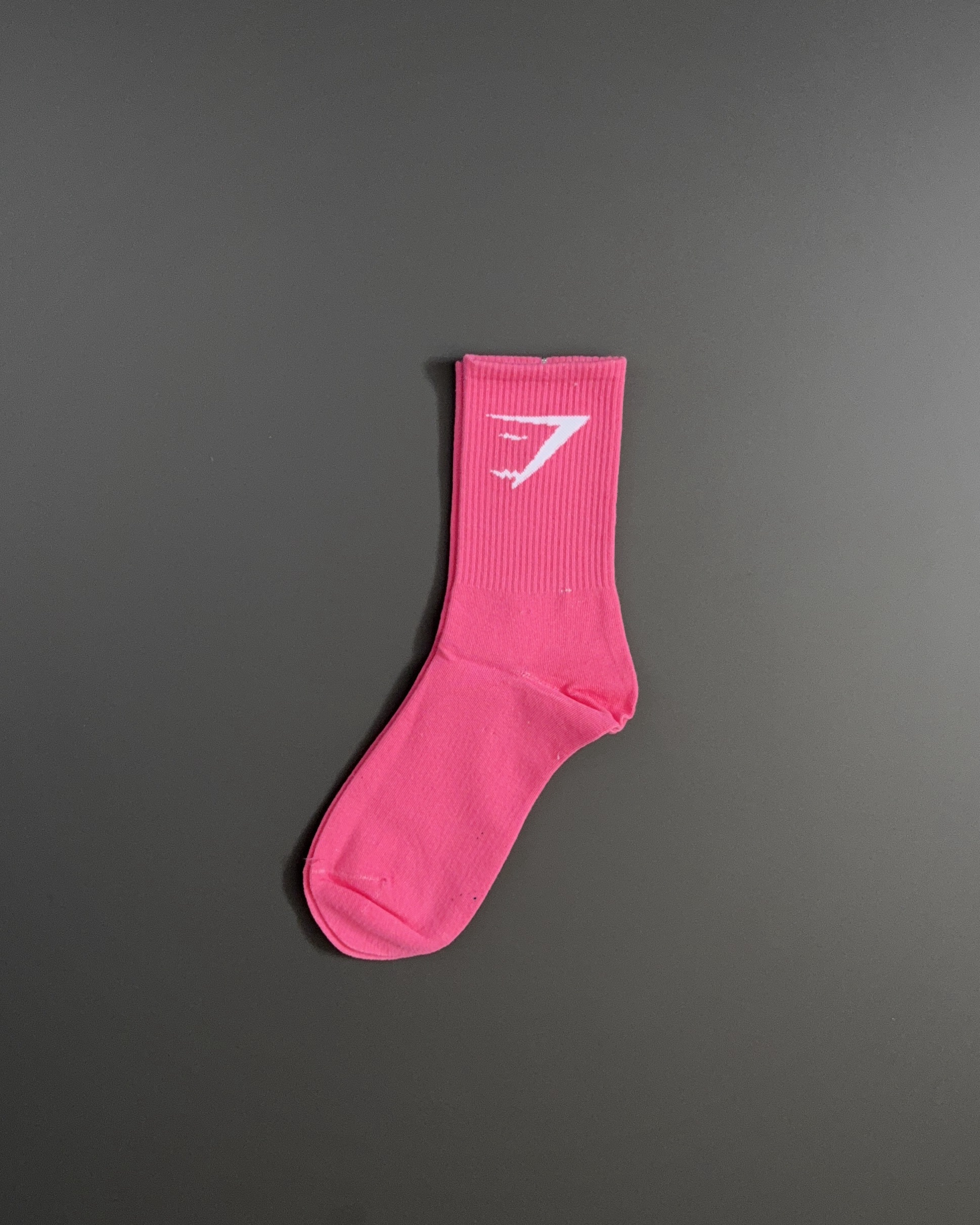 جوراب ورزشی ساق دار طرح جیم شارک (Gymshark) - سرخ آبی