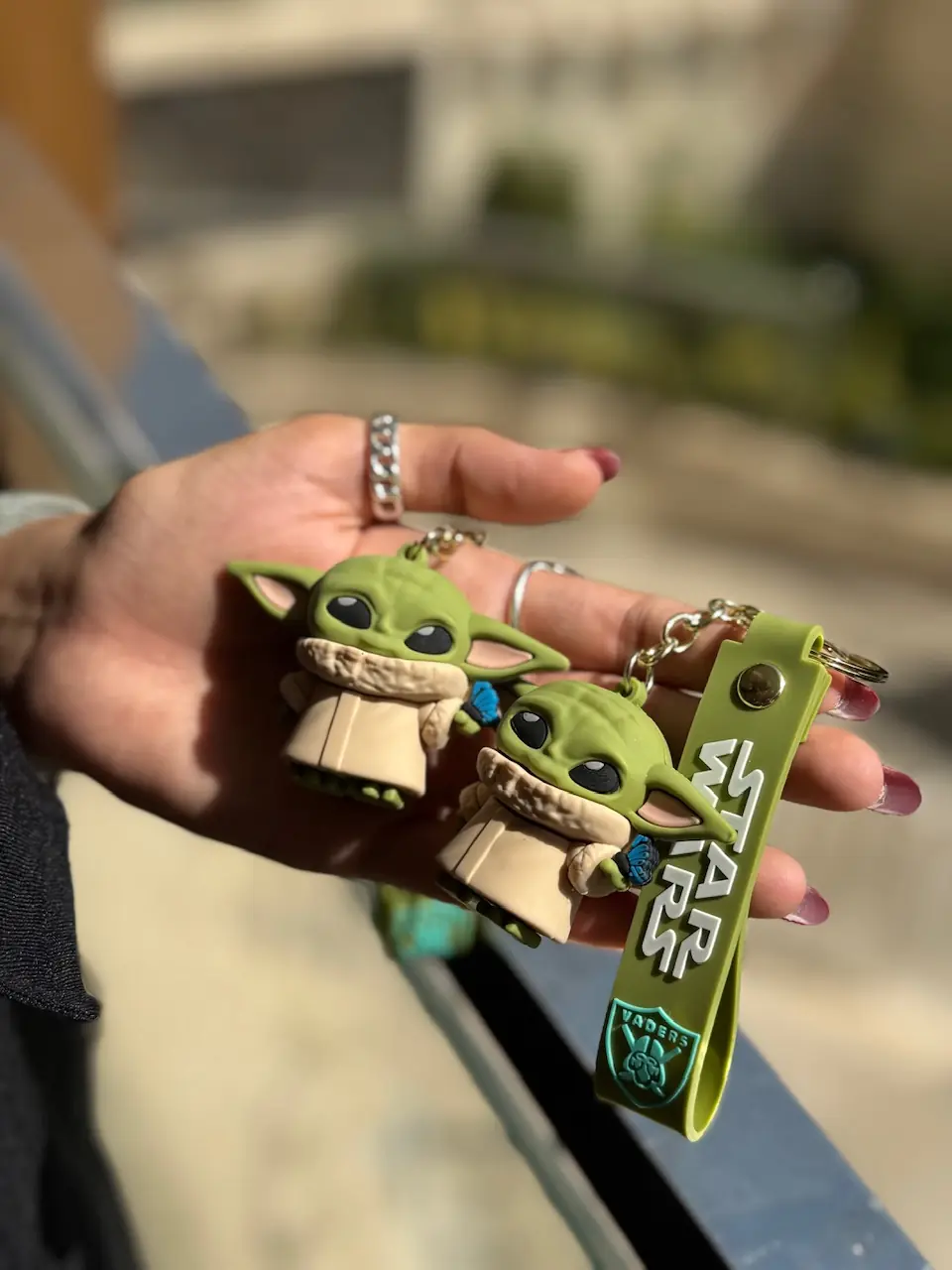 جاکلیدی سیلیکونی Baby Yoda