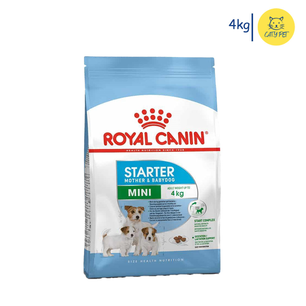 غذای خشک سگ رویال کنین مادر و بچه نژاد کوچک Mini Starter  وزن 4 کیلوگرم