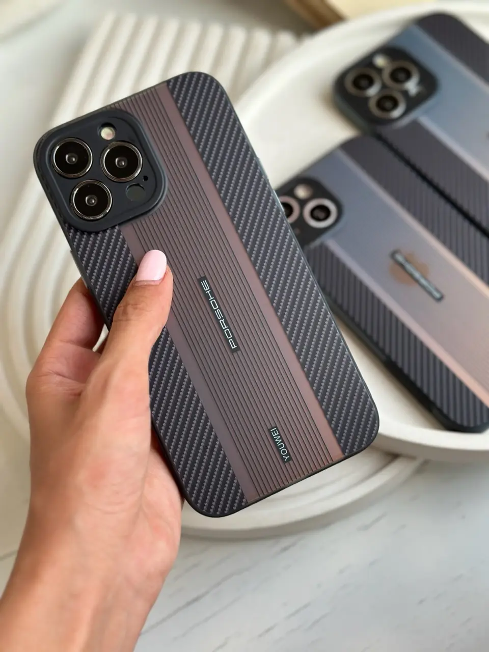 قاب Porsche design carbon edition مشکی