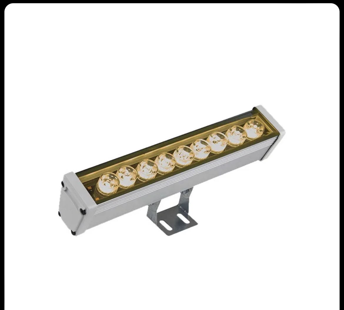 وال واشر LED صبا ترانس ۹ وات ۲۵ سانتی‌متری مولتی کالر | نورپردازی نما IP65