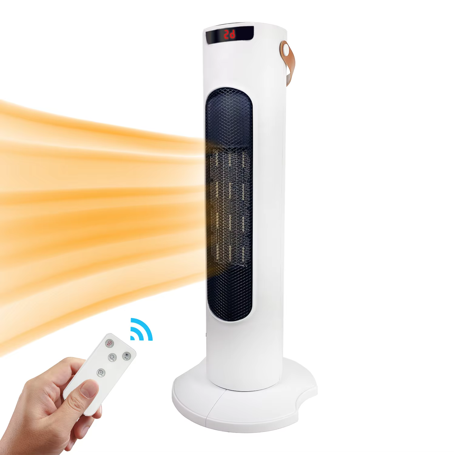 فن هیتر و بخاری برقی سرامیکی برجی مدل Heat R555
