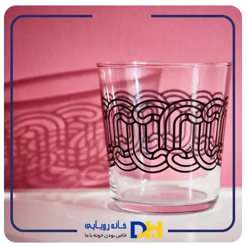لیوان طرحدار مشکی ایکیا SÖTRÖNN