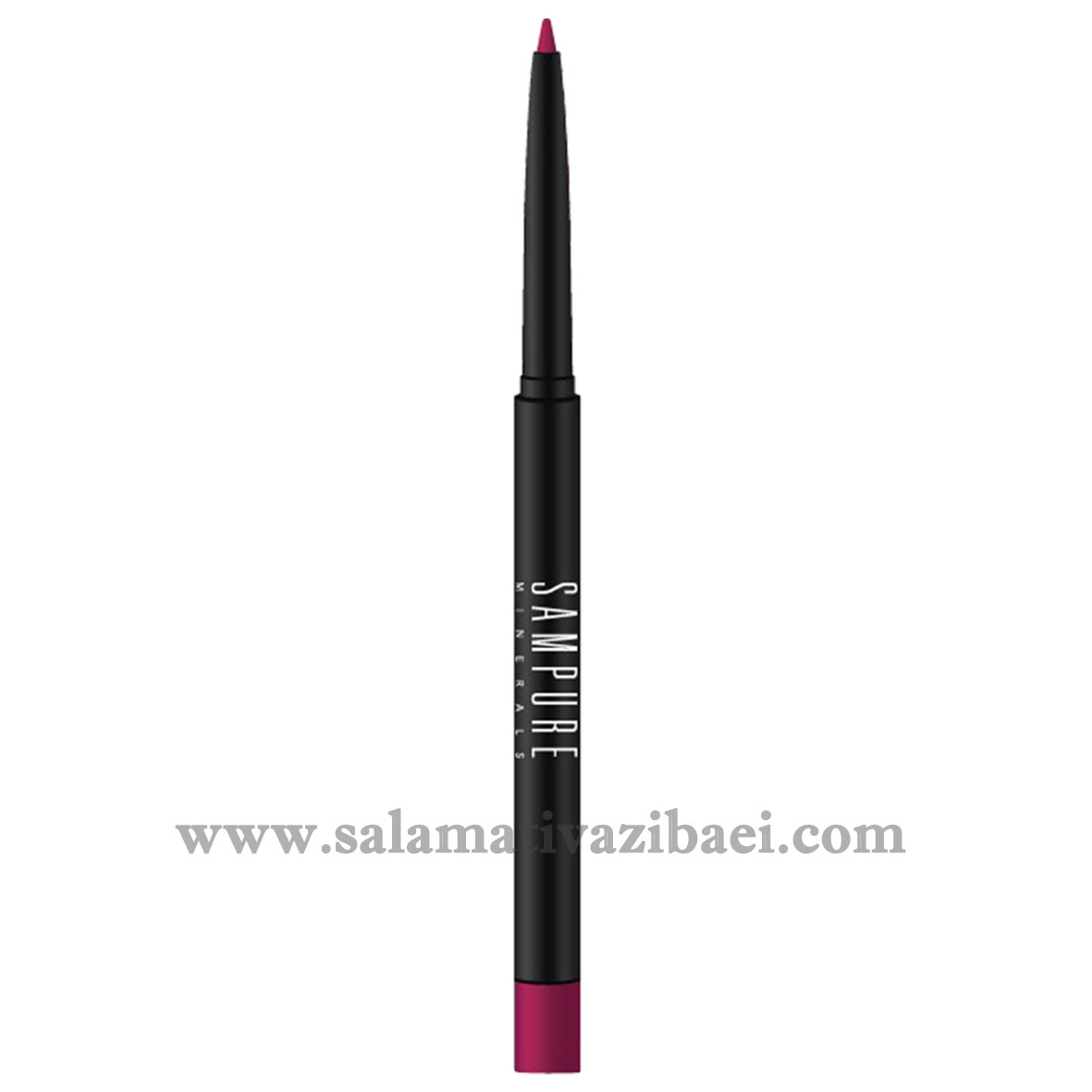 خط لب پیچی مینرال ارگانیک سمپیور انگلستان-SAMPURE-RETRACTABLE LIP LINER ROSEWOOD شماره 130