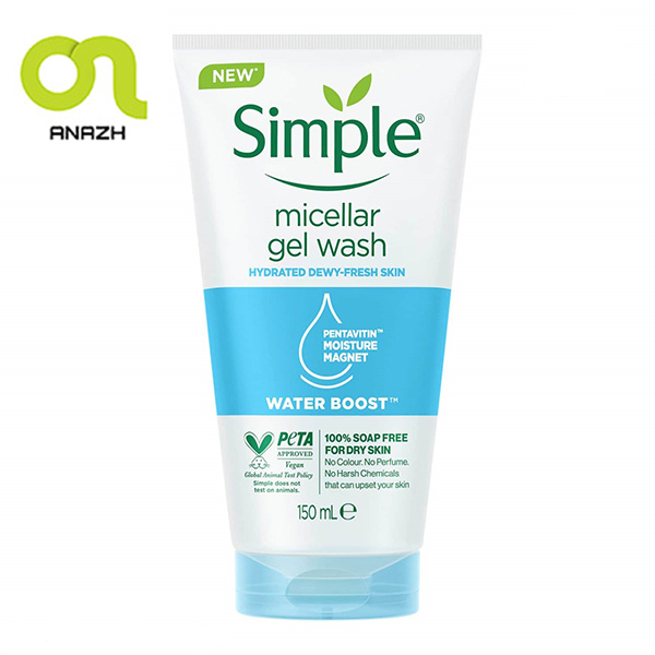 ژل میسلار شوینده صورت  micellar gel wash-اناژ